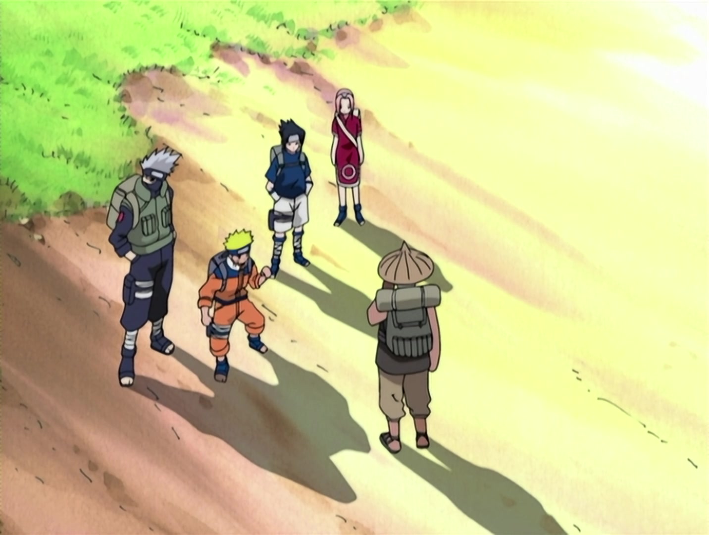 Naruto Ep 6: A Dangerous Mission! Journey to the Land of Waves! @ 08:58