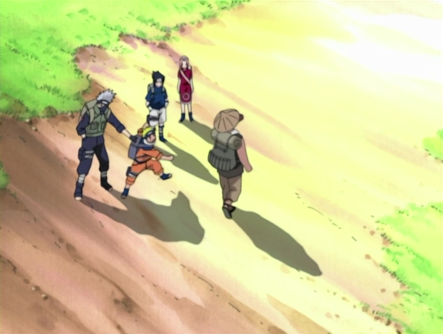 Naruto Ep 6: A Dangerous Mission! Journey to the Land of Waves! @ 09:06