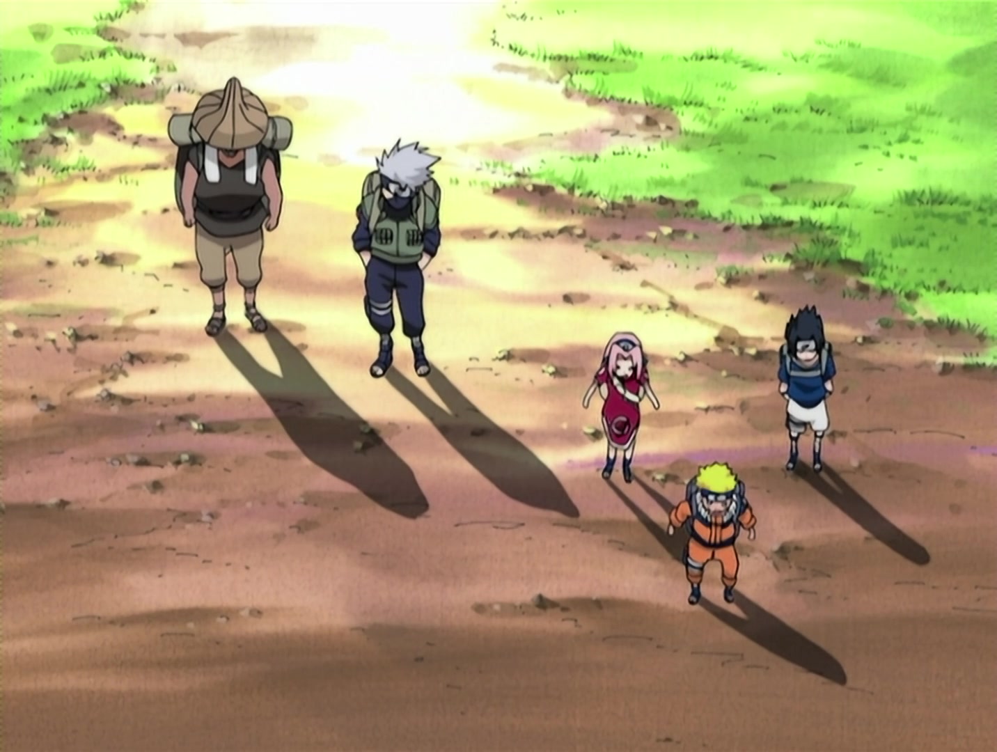 Naruto Ep 6: A Dangerous Mission! Journey to the Land of Waves! @ 11:32