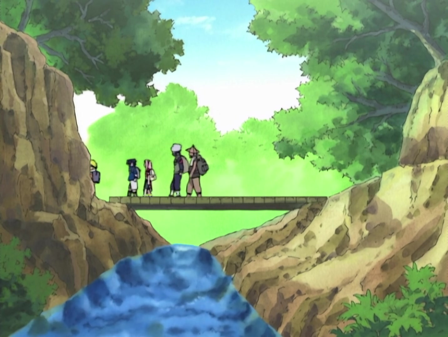 Naruto Ep 6: A Dangerous Mission! Journey to the Land of Waves! @ 12:09