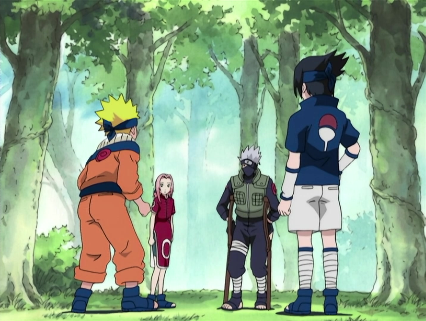 Naruto Ep 10: The Forest of Chakra @ 12:28