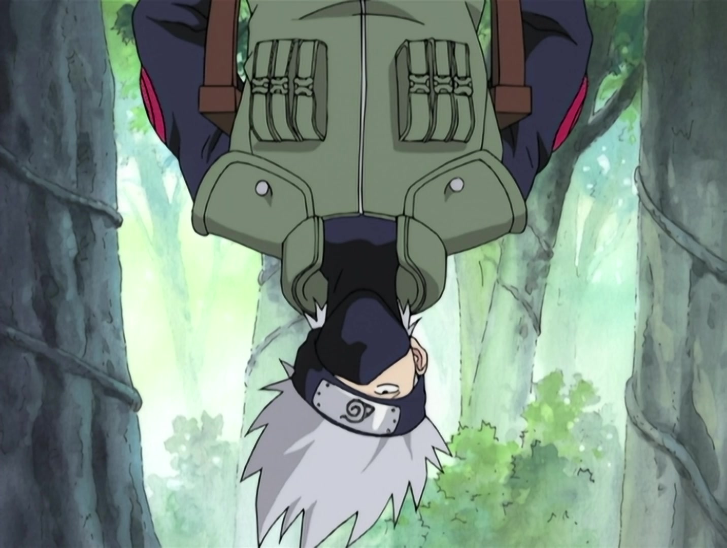 Naruto Ep 10: The Forest of Chakra @ 17:55