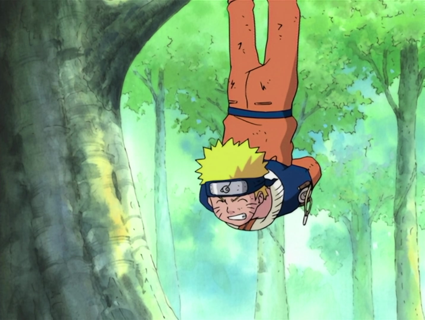 Naruto Ep 12: Battle on the Bridge! Zabuza Returns!! @ 11:16