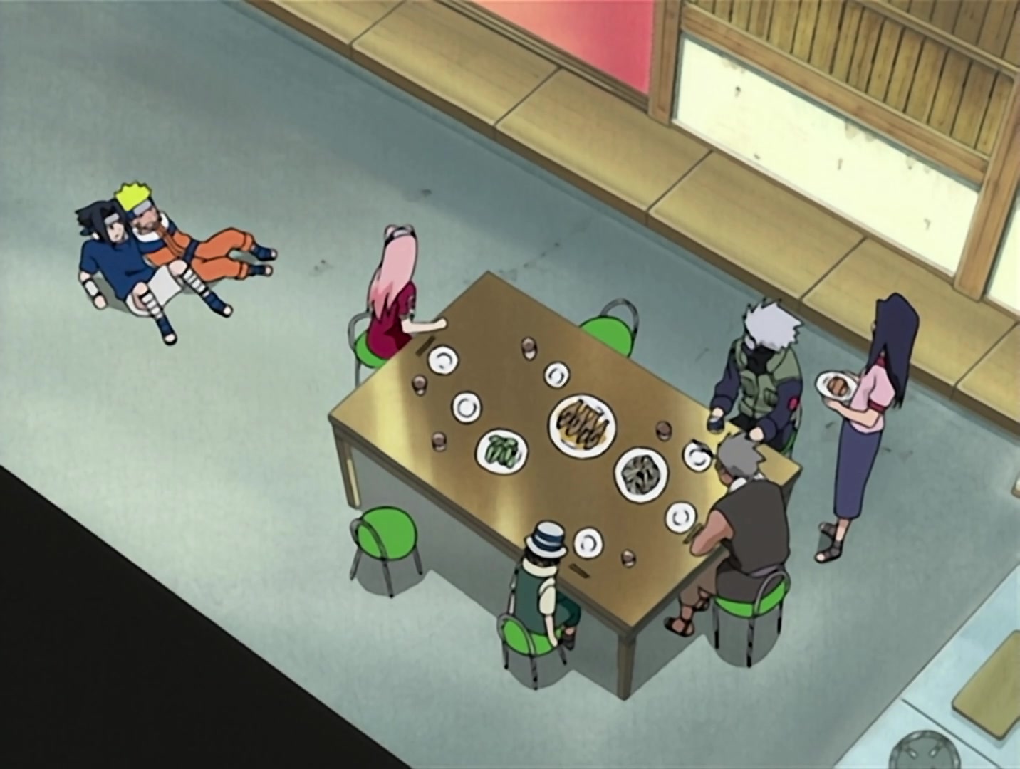 Naruto Ep 12: Battle on the Bridge! Zabuza Returns!! @ 13:15