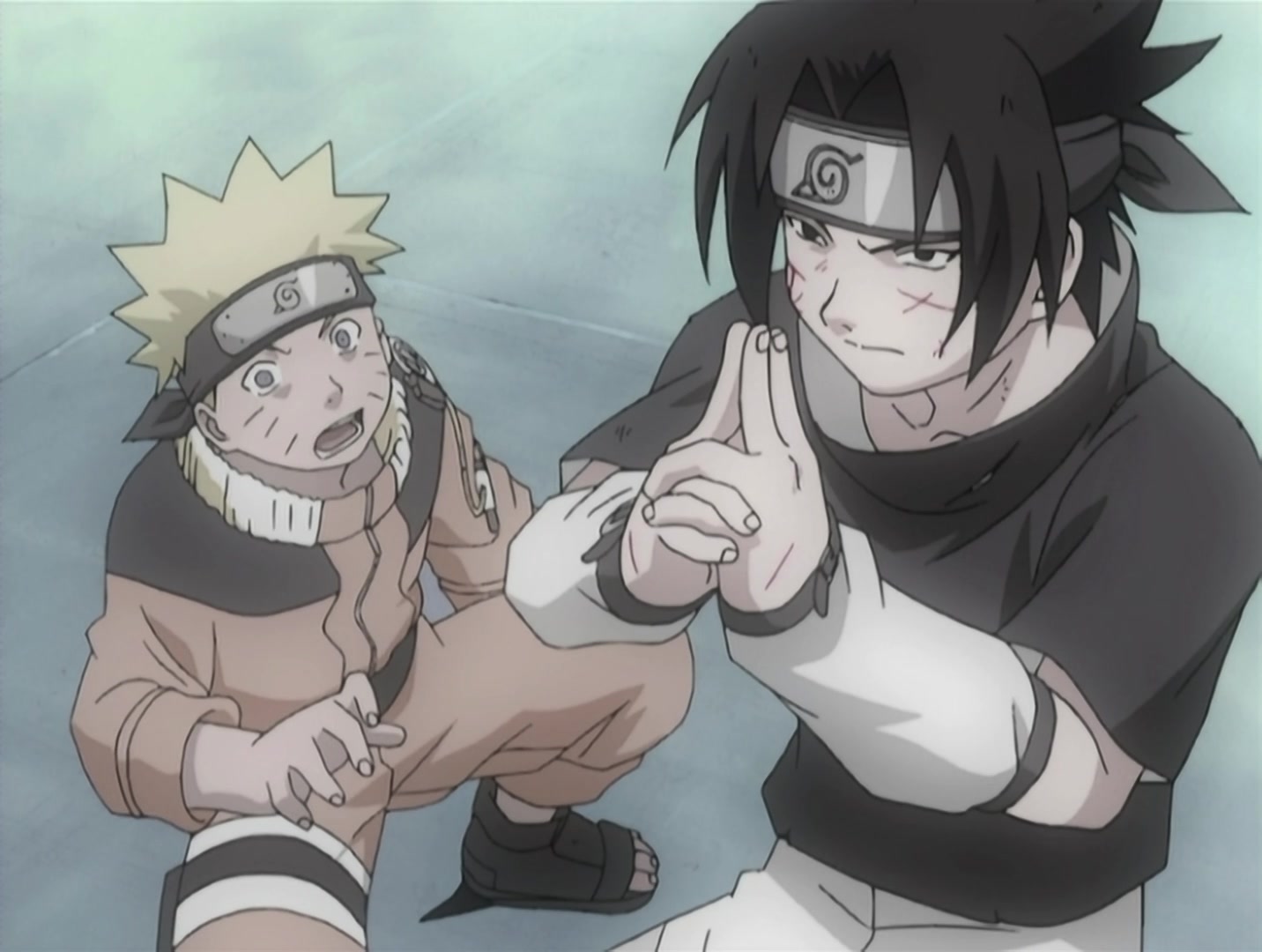 Naruto Ep 14: The Number One Hyperactive, Knucklehead Ninja Joins the Fight!! @ 16:59