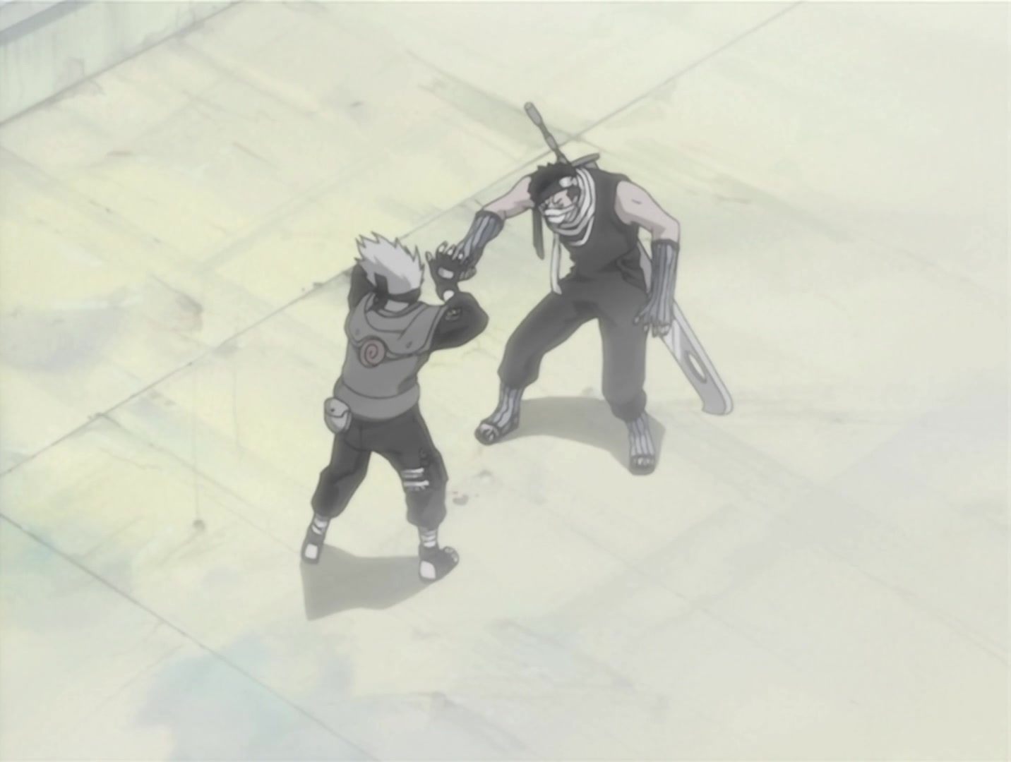 Naruto Ep 15: Zero Visibility: The Sharingan Shattered @ 06:35
