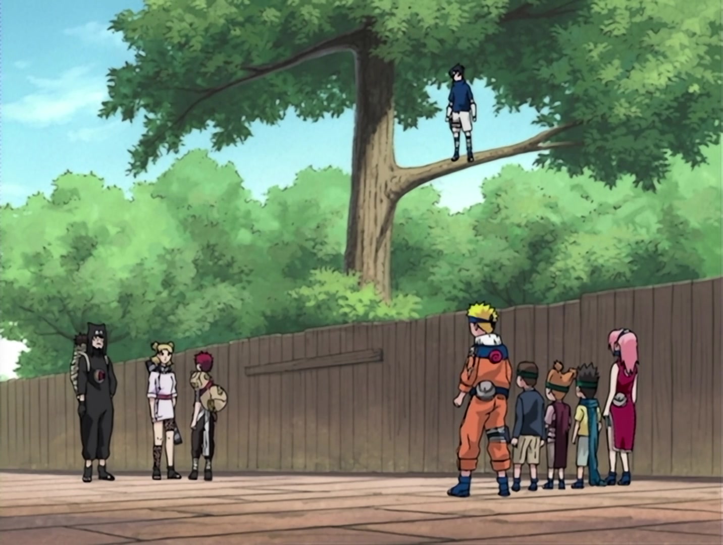 Naruto Ep 21: Identify Yourself: Powerful New Rivals @ 02:31