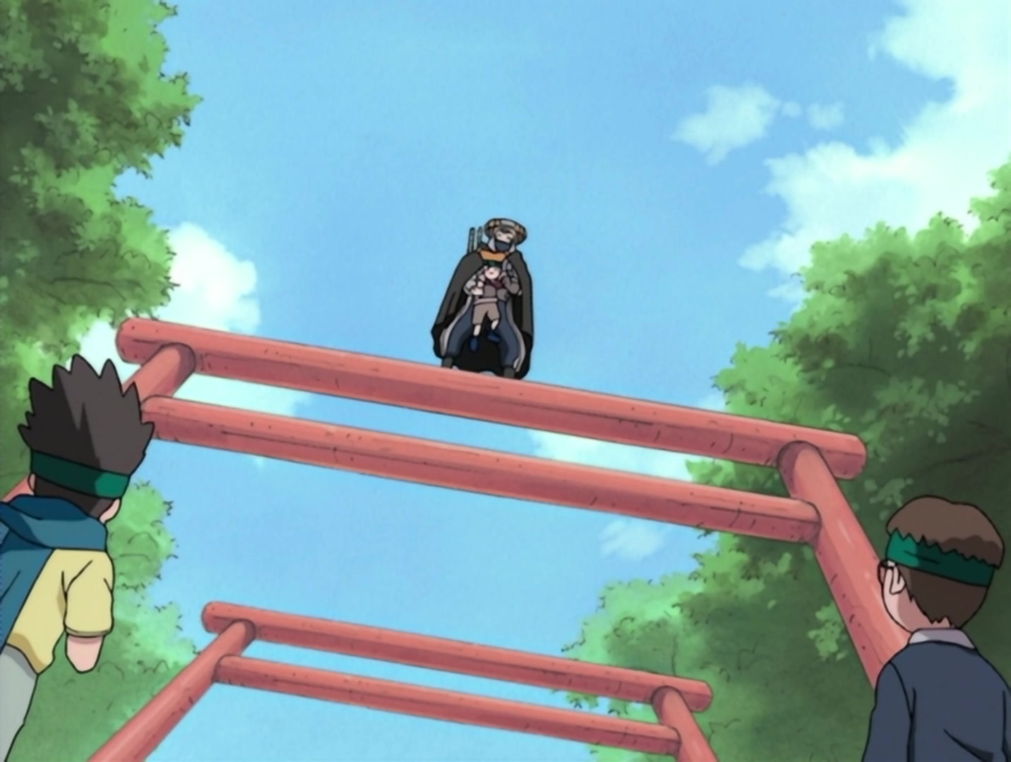 Naruto Ep 21: Identify Yourself: Powerful New Rivals @ 10:56