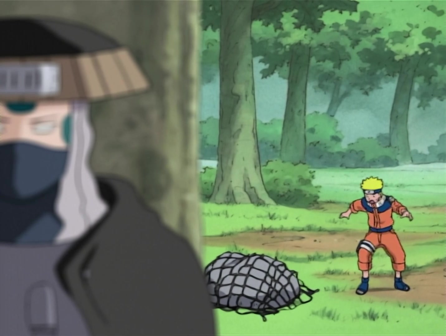 Naruto Ep 21: Identify Yourself: Powerful New Rivals @ 14:36
