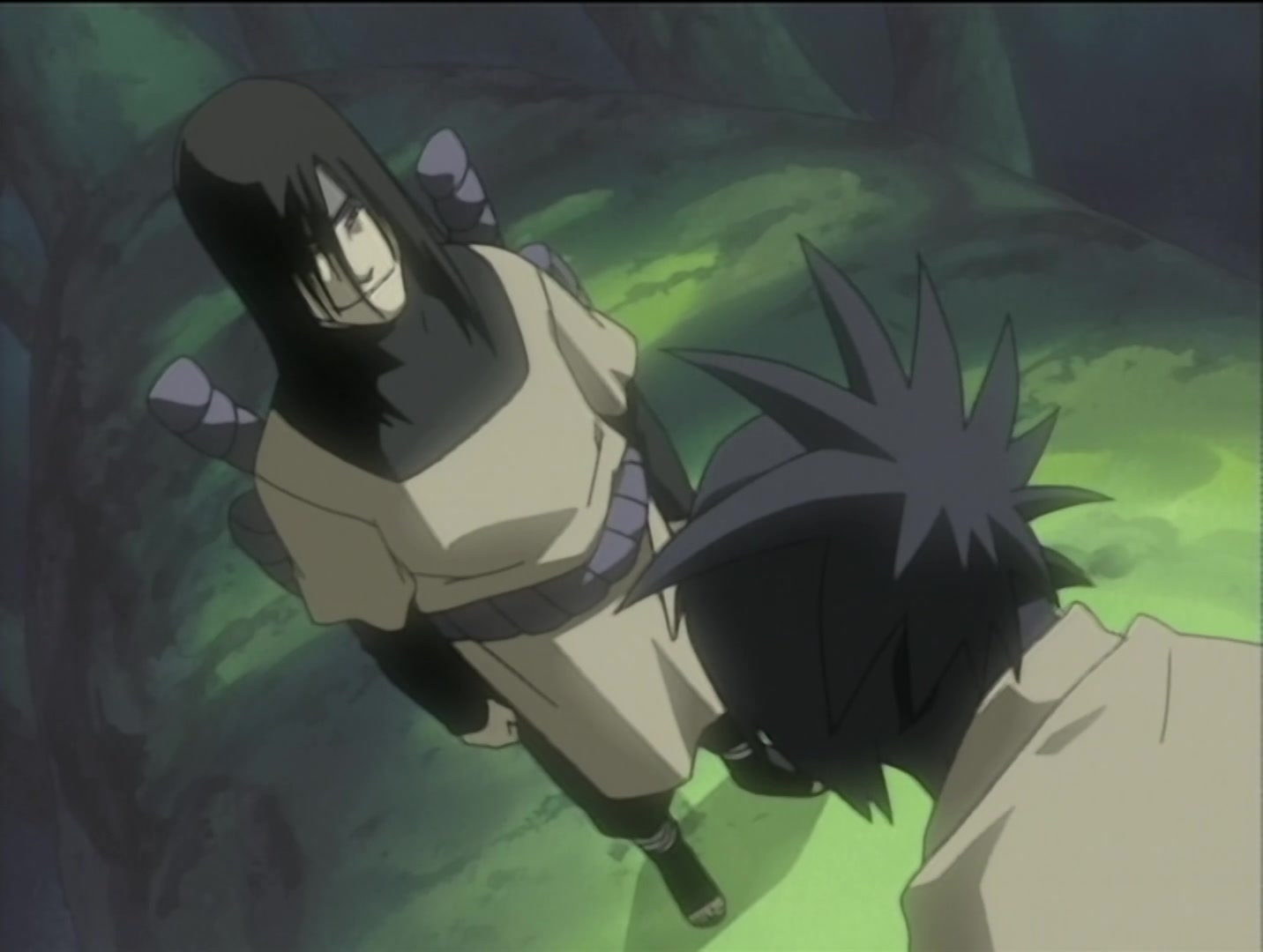 Naruto Ep 31: Bushy Brow's Jutsu: Sasuke Style! @ 01:48