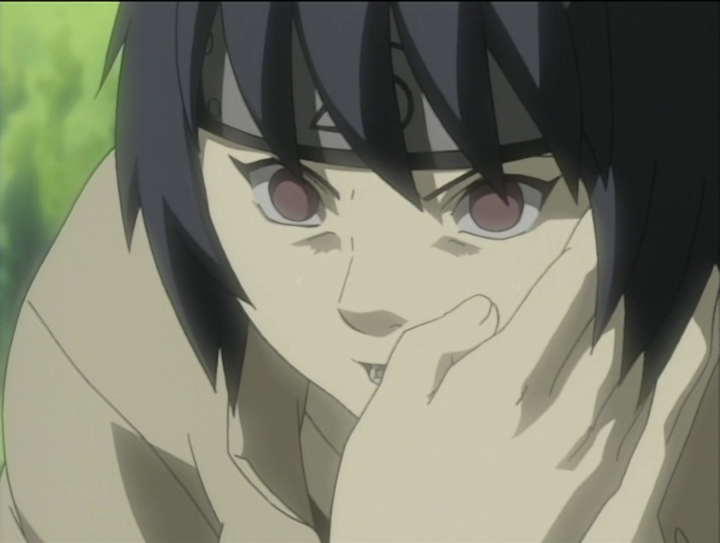 Naruto Ep 31: Bushy Brow's Jutsu: Sasuke Style! @ 02:42