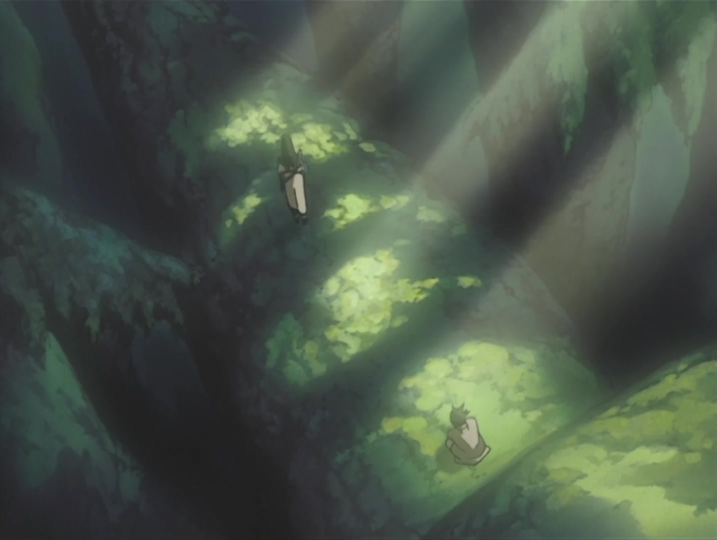 Naruto Ep 31: Bushy Brow's Jutsu: Sasuke Style! @ 03:20