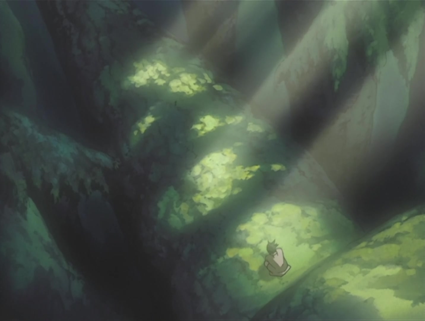 Naruto Ep 31: Bushy Brow's Jutsu: Sasuke Style! @ 03:28