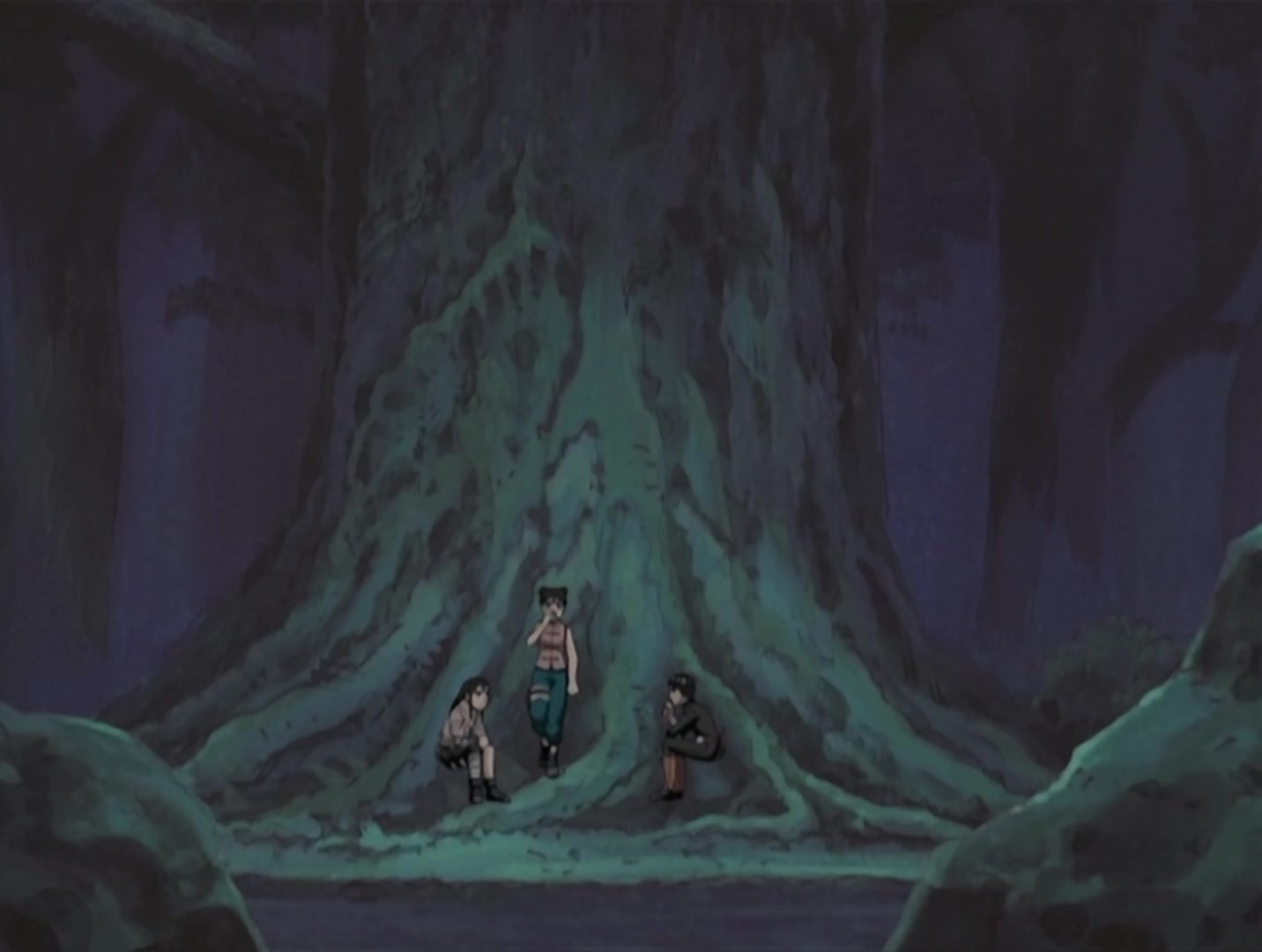 Naruto Ep 31: Bushy Brow's Jutsu: Sasuke Style! @ 03:51