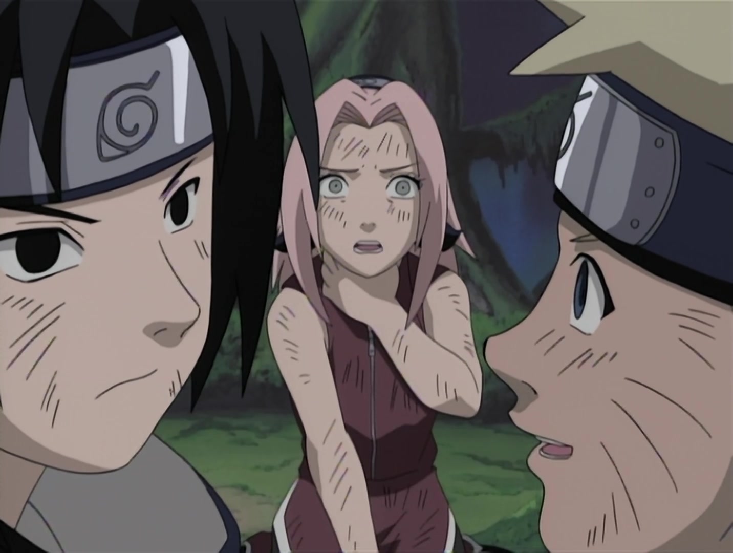 Naruto Ep 31: Bushy Brow's Jutsu: Sasuke Style! @ 06:25