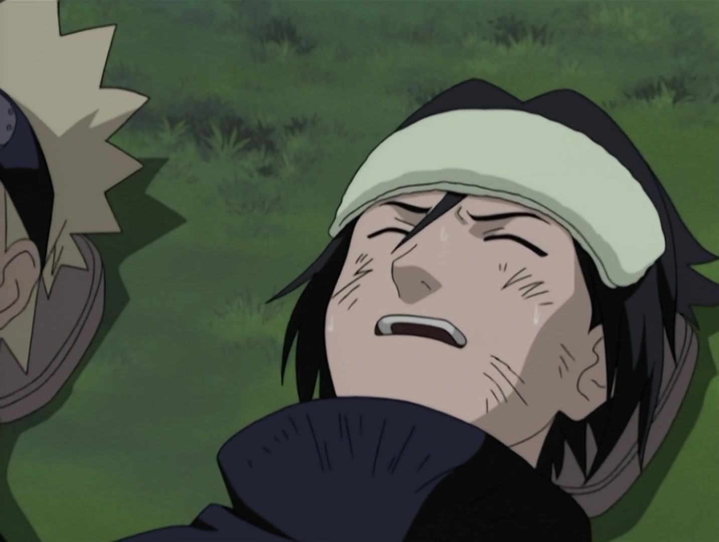 Naruto Ep 31: Bushy Brow's Jutsu: Sasuke Style! @ 07:35