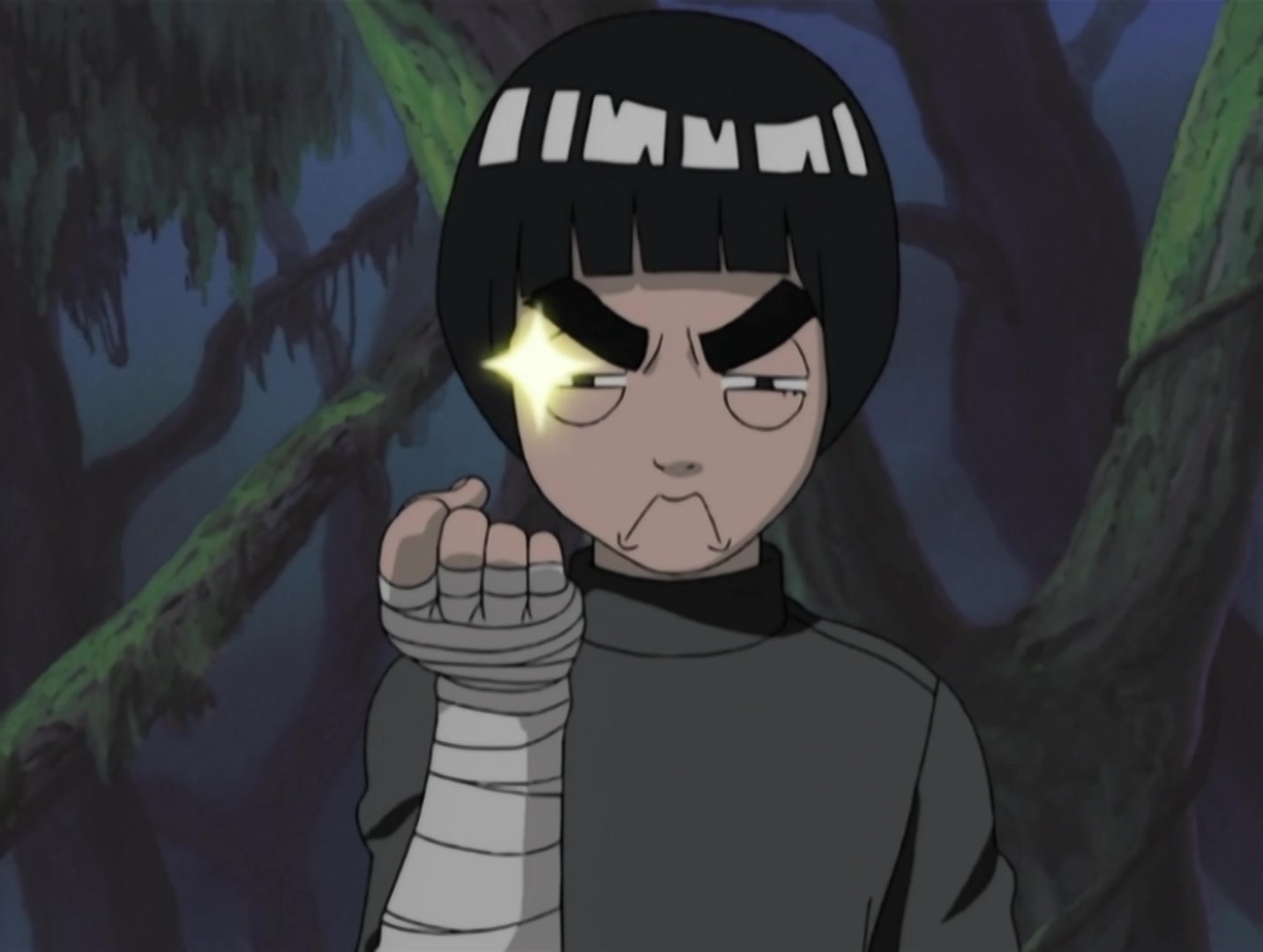 Naruto Ep 31: Bushy Brow's Jutsu: Sasuke Style! @ 07:50