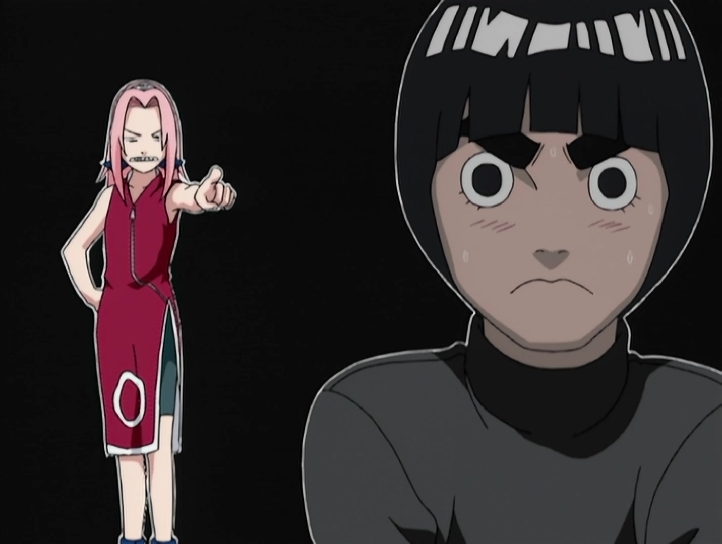 Naruto Ep 31: Bushy Brow's Jutsu: Sasuke Style! @ 08:06