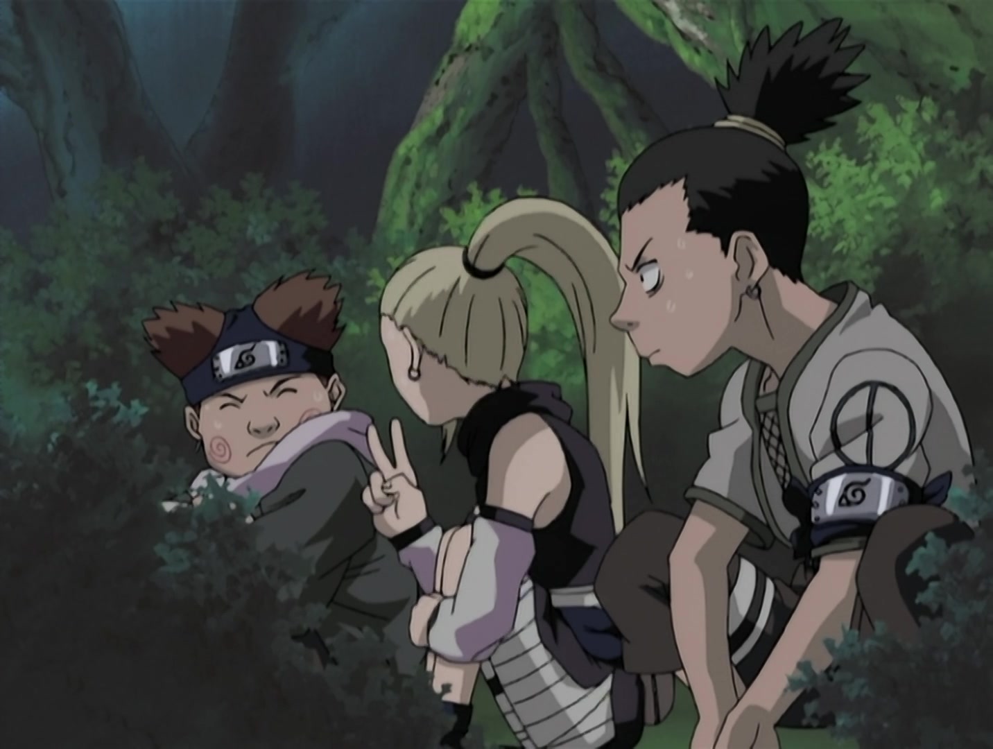Naruto Ep 31: Bushy Brow's Jutsu: Sasuke Style! @ 09:07
