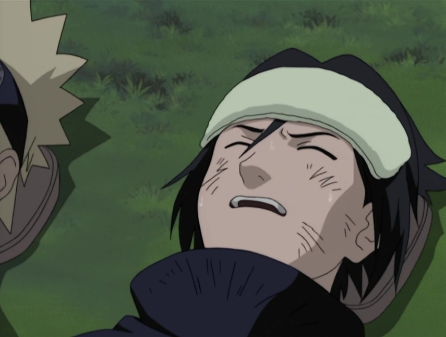 Naruto Ep 31: Bushy Brow's Jutsu: Sasuke Style! @ 11:26