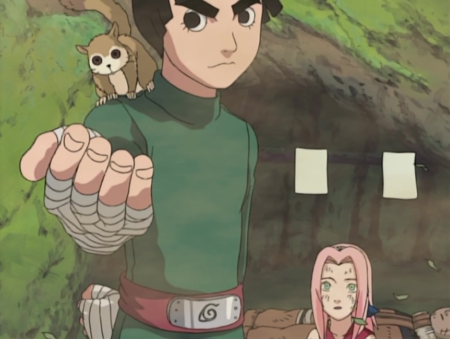 Naruto Ep 31: Bushy Brow's Jutsu: Sasuke Style! @ 12:51