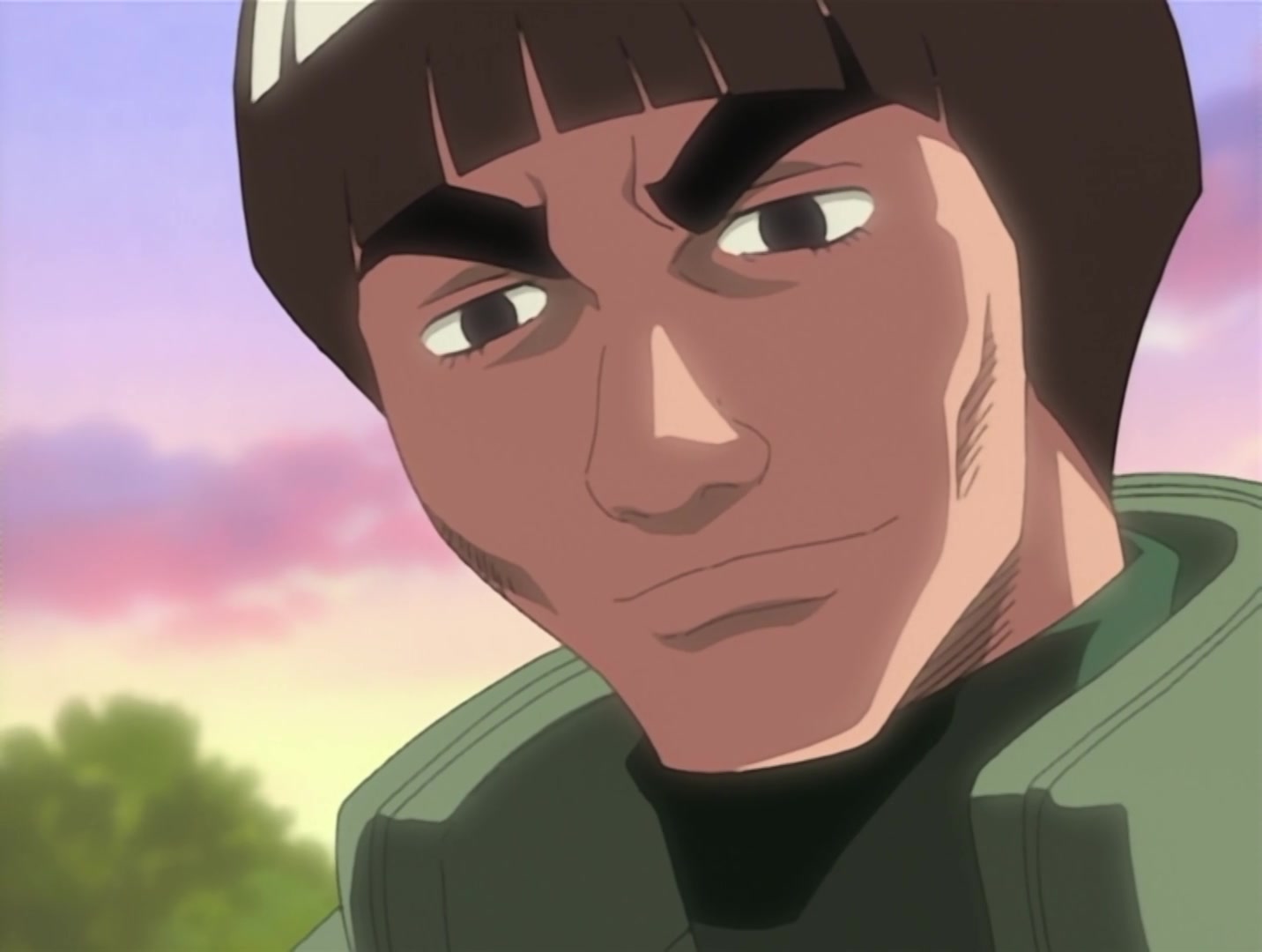 Naruto Ep 32: Bushy Brow's Pledge: Undying Love and Protection! @ 05:08