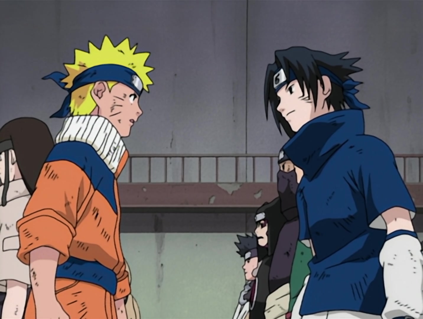 Naruto Ep 38: Narrowing the Field: Sudden Death Elimination! @ 13:38