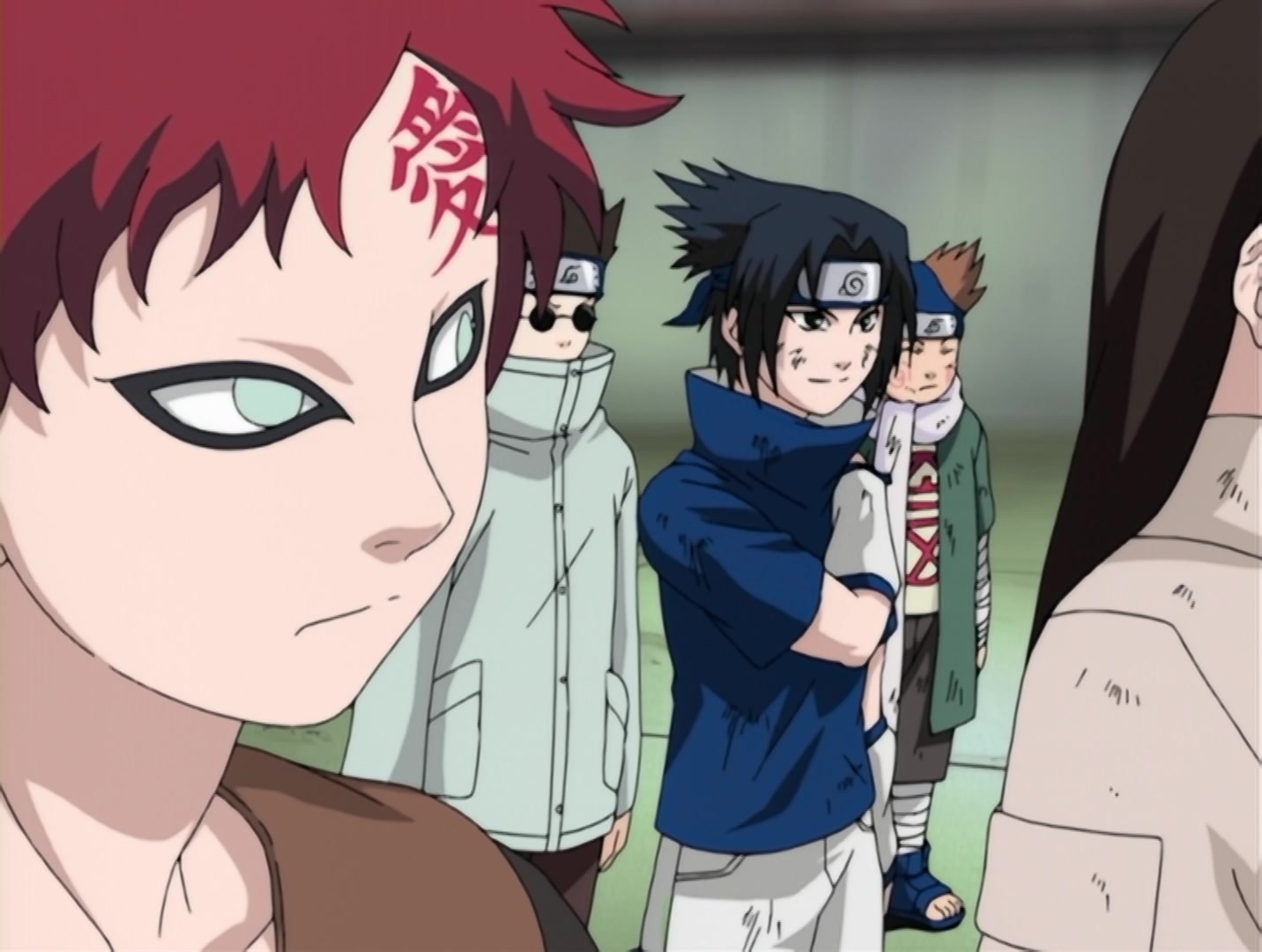 Naruto Ep 38: Narrowing the Field: Sudden Death Elimination! @ 16:06