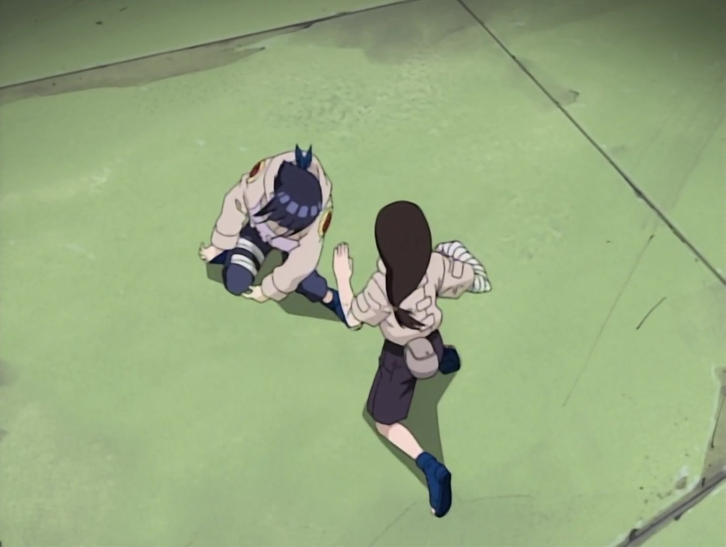 Naruto Ep 46: Byakugan vs. Shadow Clone Technique!! @ 17:06