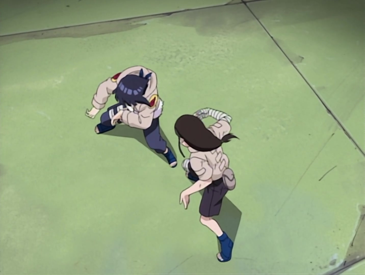 Naruto Ep 46: Byakugan vs. Shadow Clone Technique!! @ 17:13