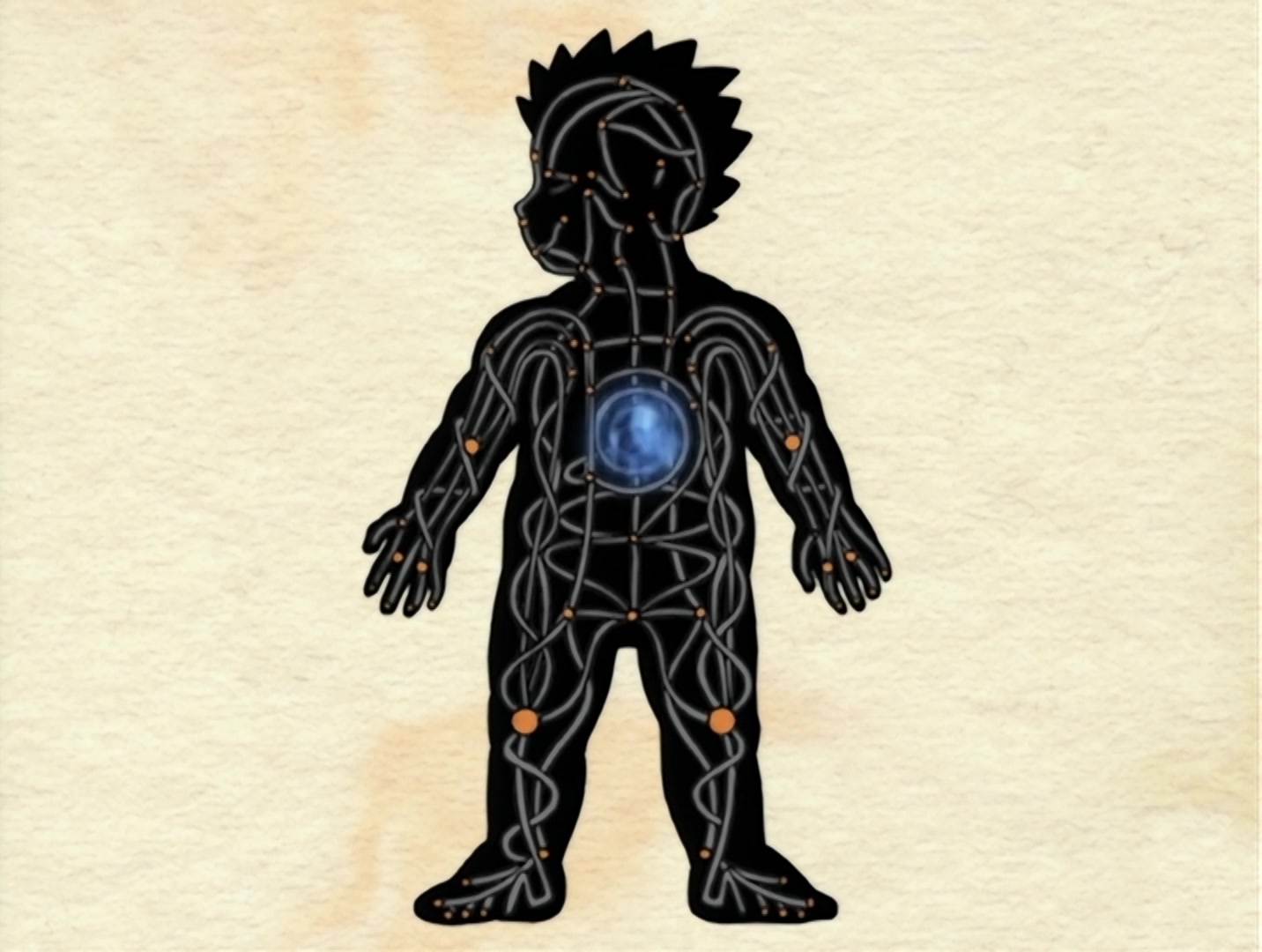 Naruto Ep 46: Byakugan vs. Shadow Clone Technique!! @ 19:25