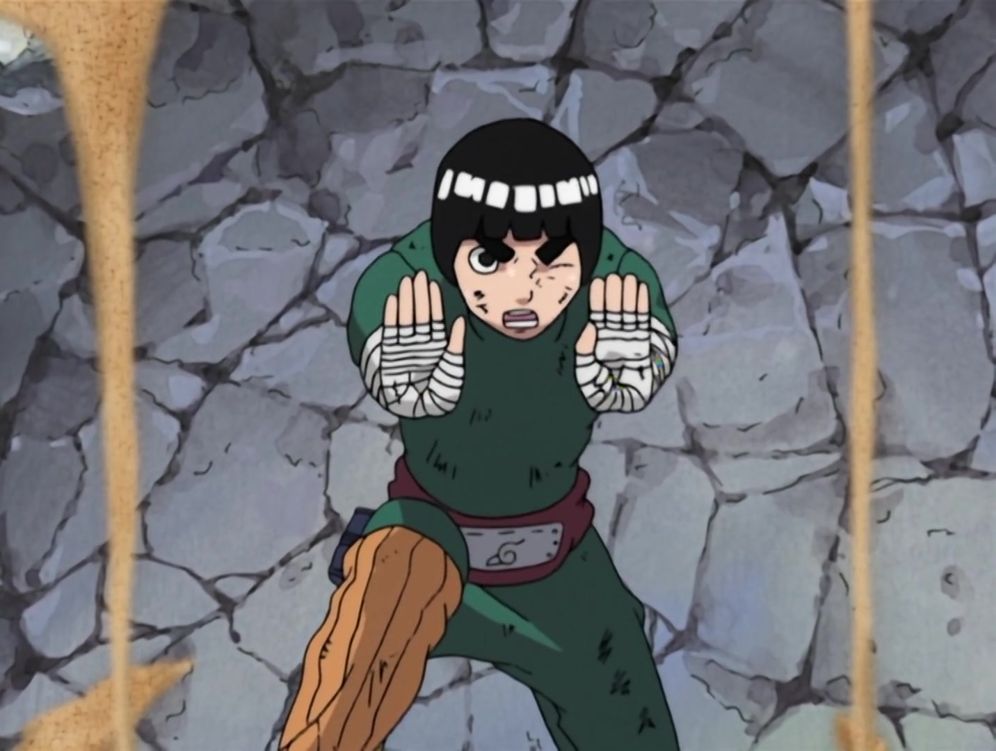 Naruto Ep 49: Lee's Hidden Strength: Forbidden Secret Jutsu! @ 04:34