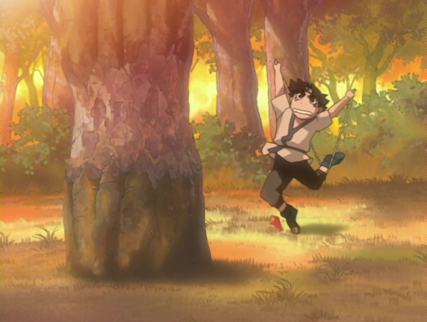 Naruto Ep 49: Lee's Hidden Strength: Forbidden Secret Jutsu! @ 11:27