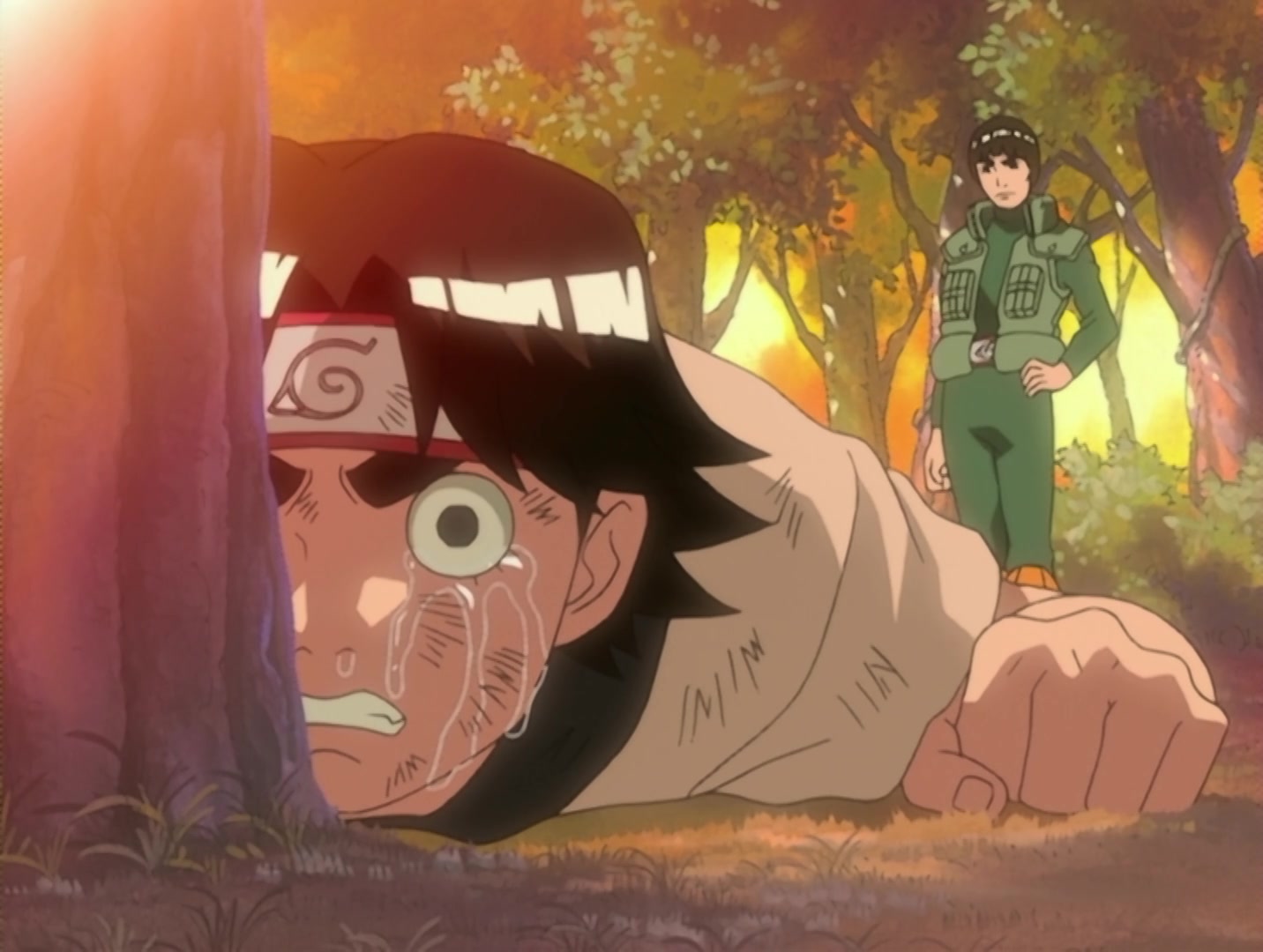 Naruto Ep 49: Lee's Hidden Strength: Forbidden Secret Jutsu! @ 11:47