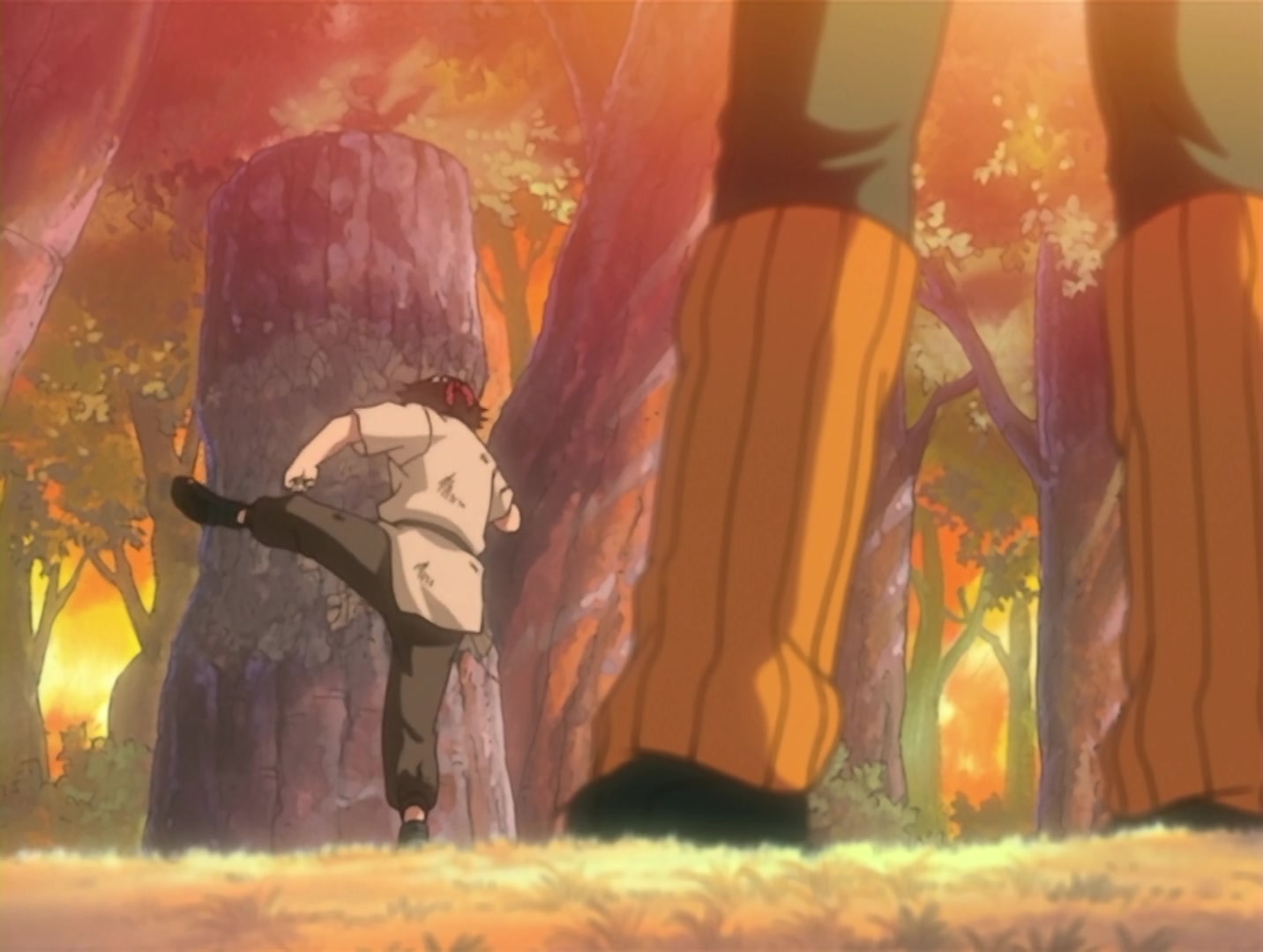 Naruto Ep 49: Lee's Hidden Strength: Forbidden Secret Jutsu! @ 12:00