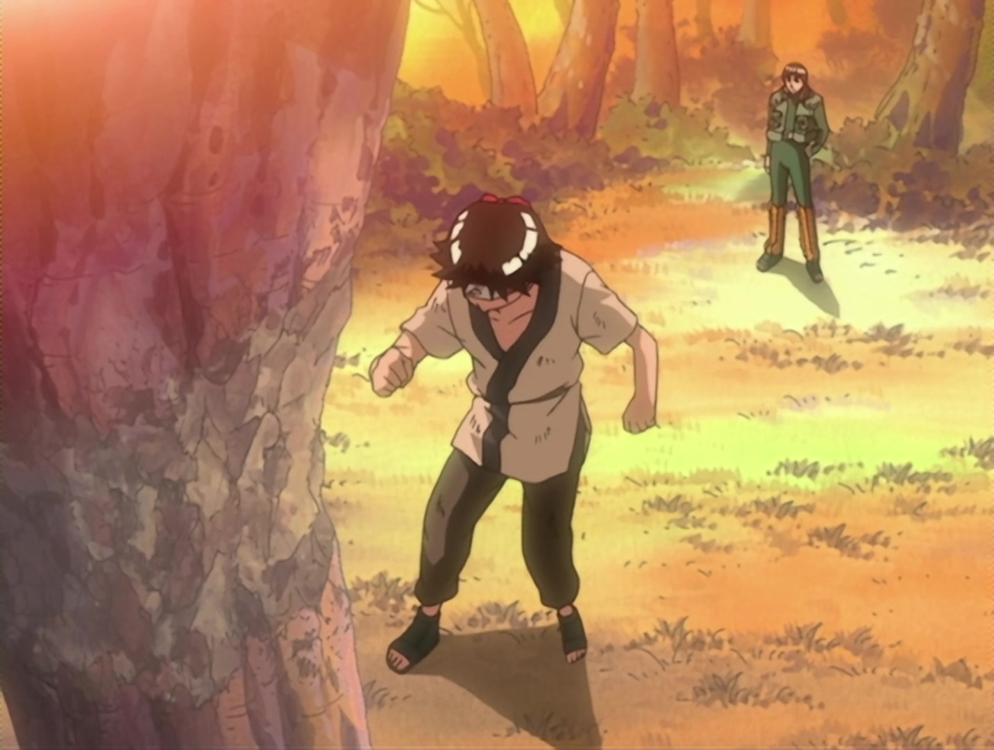 Naruto Ep 49: Lee's Hidden Strength: Forbidden Secret Jutsu! @ 12:06