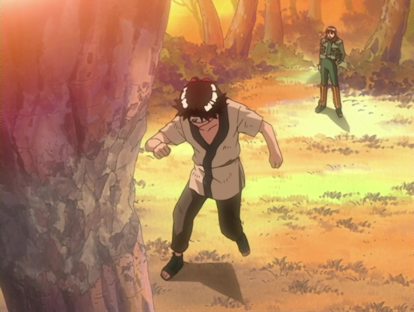 Naruto Ep 49: Lee's Hidden Strength: Forbidden Secret Jutsu! @ 12:13