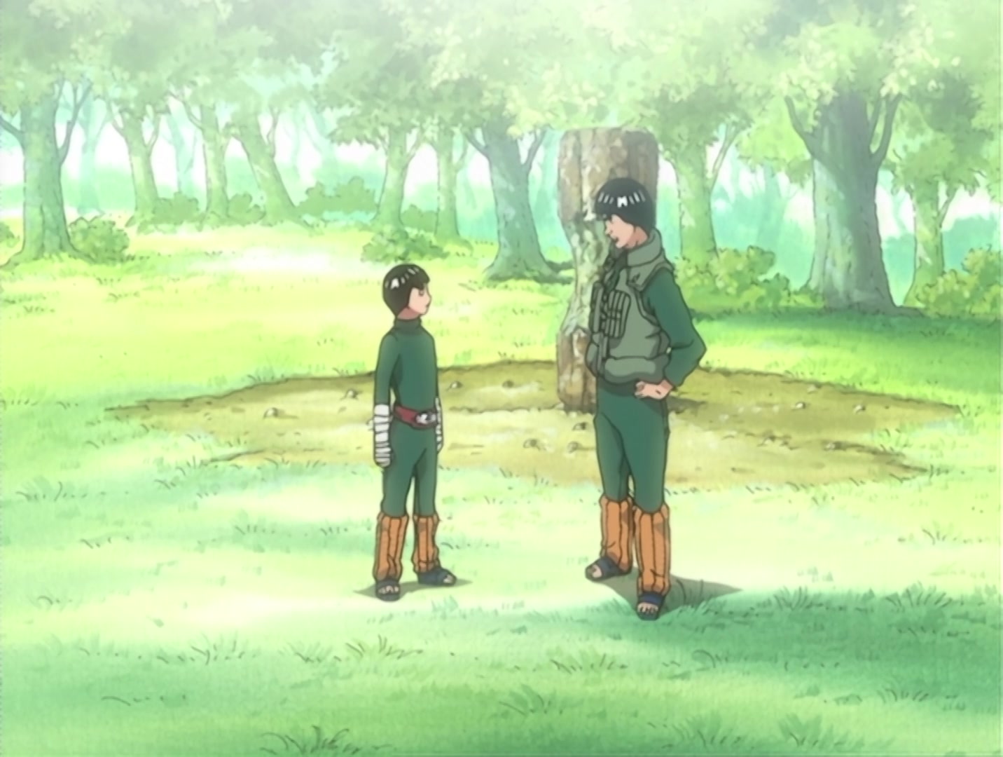 Naruto Ep 49: Lee's Hidden Strength: Forbidden Secret Jutsu! @ 19:25