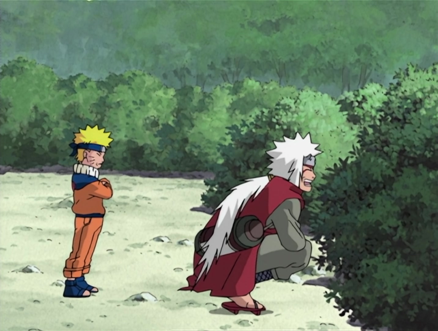 Naruto Ep 54: The Summoning Jutsu: Wisdom of the Toad Sage! @ 09:51