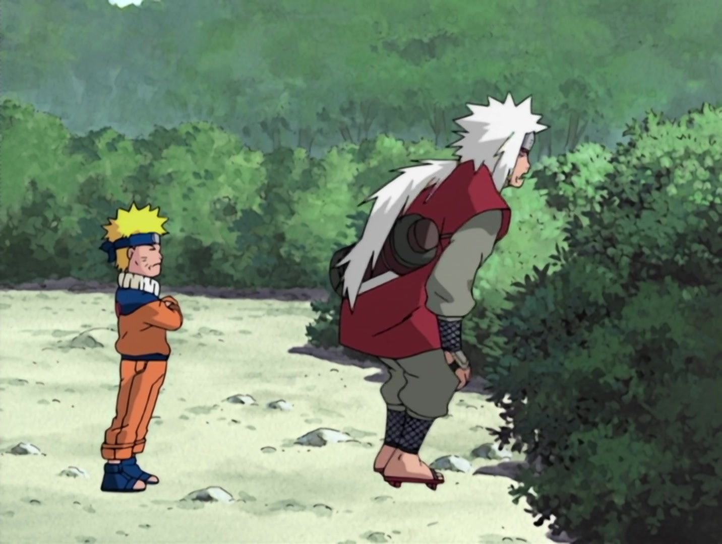 Naruto Ep 54: The Summoning Jutsu: Wisdom of the Toad Sage! @ 10:50