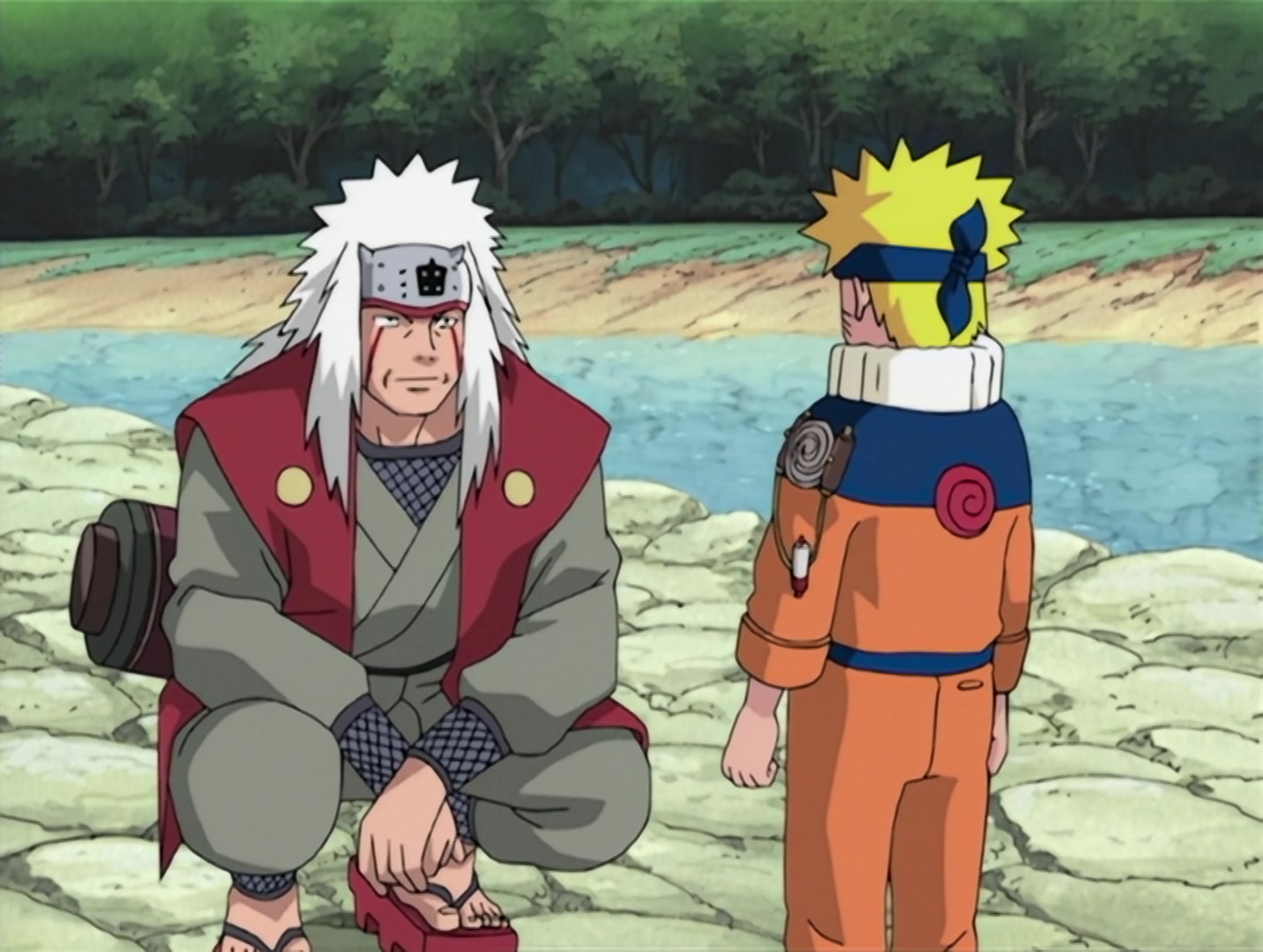 Naruto Ep 54: The Summoning Jutsu: Wisdom of the Toad Sage! @ 11:12