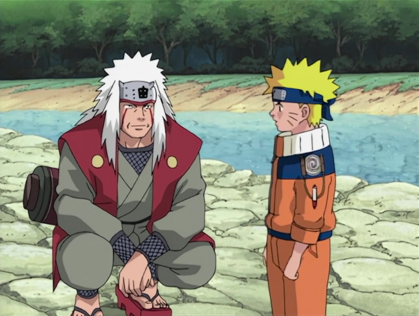 Naruto Ep 54: The Summoning Jutsu: Wisdom of the Toad Sage! @ 11:48