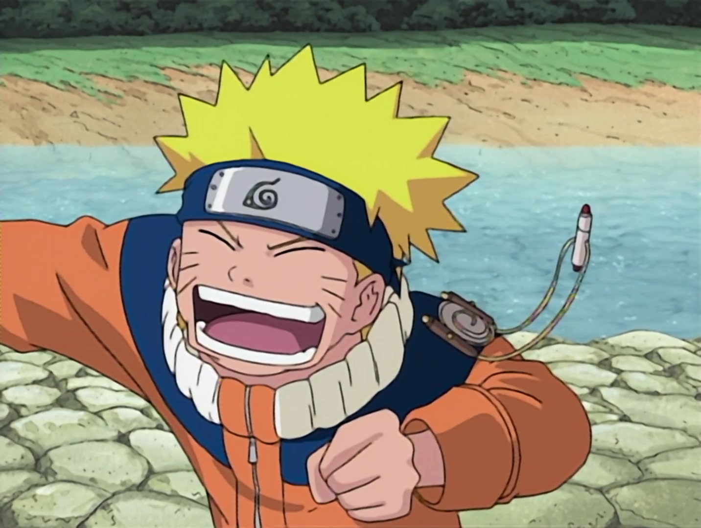 Naruto Ep 54: The Summoning Jutsu: Wisdom of the Toad Sage! @ 11:56