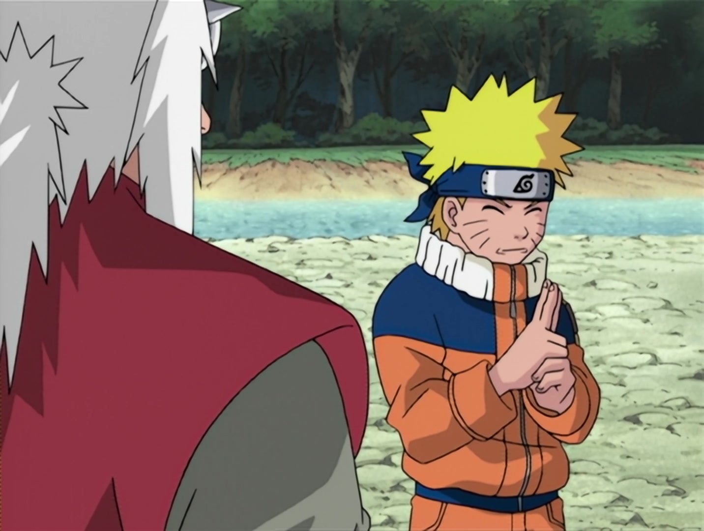 Naruto Ep 54: The Summoning Jutsu: Wisdom of the Toad Sage! @ 12:11