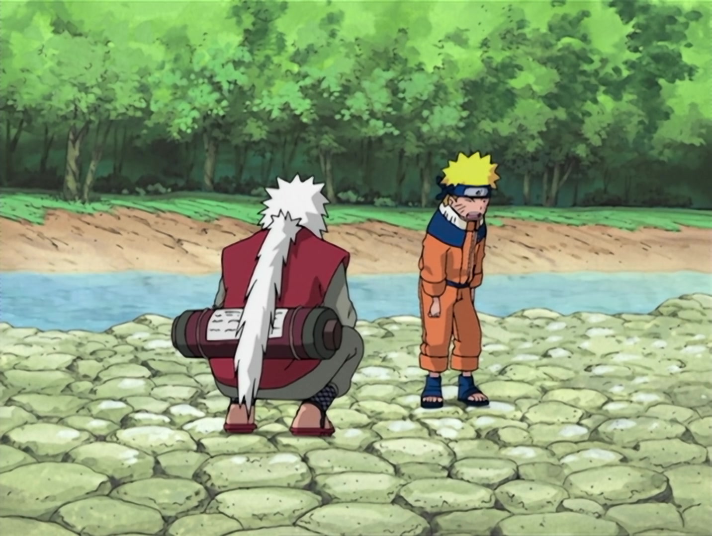 Naruto Ep 54: The Summoning Jutsu: Wisdom of the Toad Sage! @ 12:40