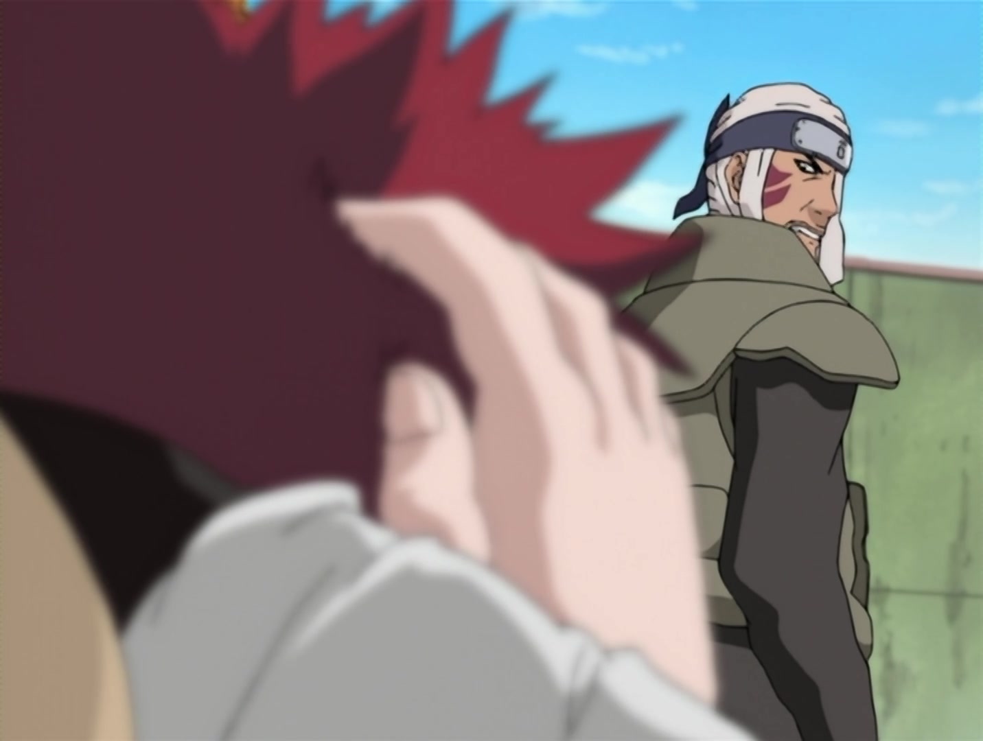 Naruto Ep 68: Zero Hour! The Destruction of the Hidden Leaf Village Begins! @ 08:22