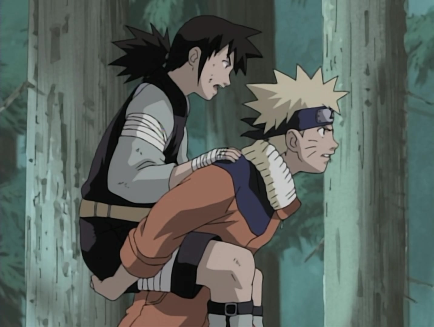 Naruto Ep 105: A Fierce Battle of Rolling Thunder! @ 03:58