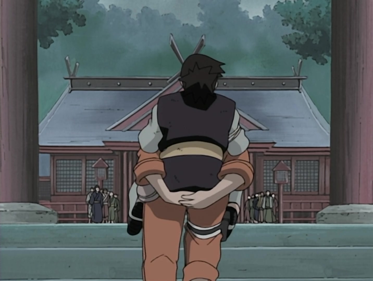 Naruto Ep 105: A Fierce Battle of Rolling Thunder! @ 08:22