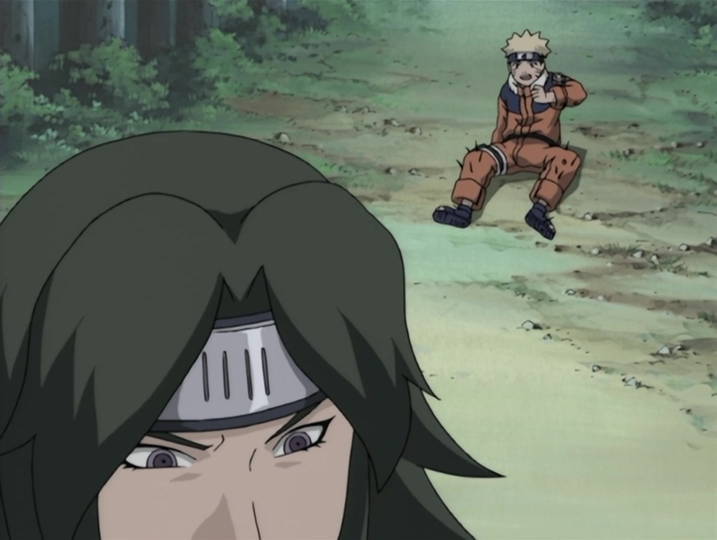 Naruto Ep 105: A Fierce Battle of Rolling Thunder! @ 12:25