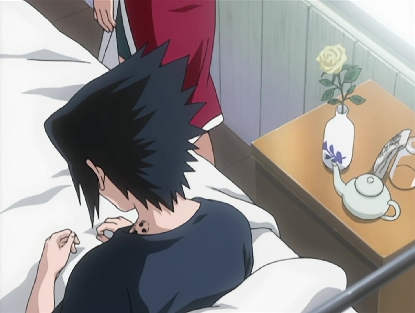 Naruto Ep 107: The Battle Begins: Naruto vs. Sasuke @ 02:01